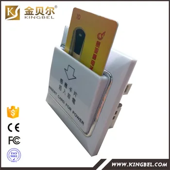 

smart rfid card save energy wall switch