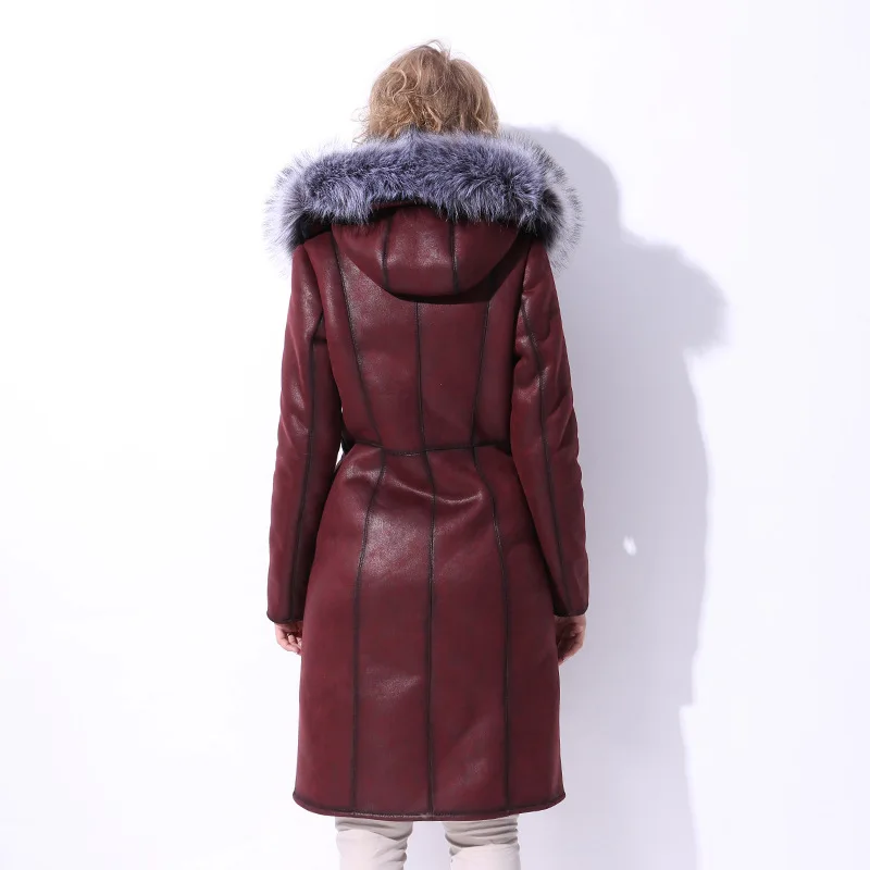 Women Winter Jacket Leather Jacket Winter Coat Women Parka Plus Size 7XL Long Leather Coat Fur Collar Zipper Hooded Coats 2018 AS02 (11)