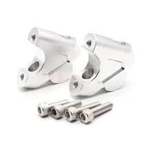 2 шт. 32 мм ЧПУ руль стояки бар зажим Расширение адаптер с болтами для BMW R1200GS LC ADV