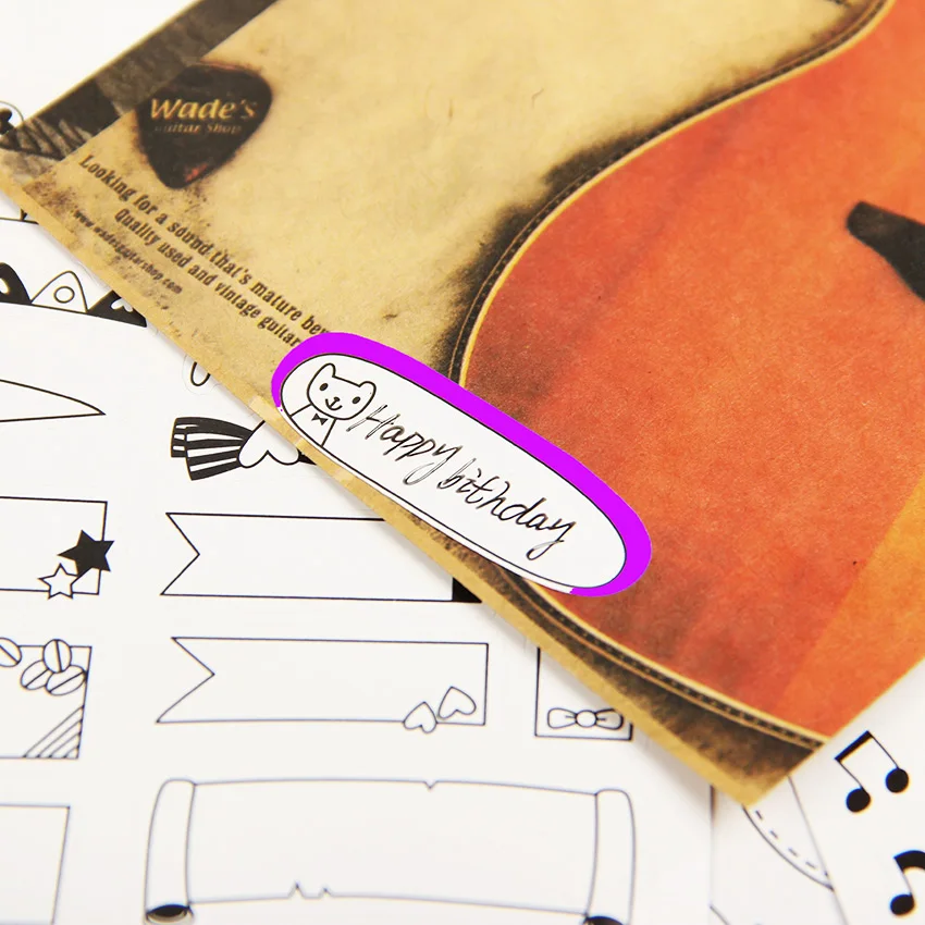 6 листов/набор наклейки календари для скрапбукинга дневника планировщика|stickers