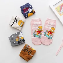 Кавайные носки с героями мультфильмов, популярные милые женские носки в стиле Харадзюку, 20 пар/лот