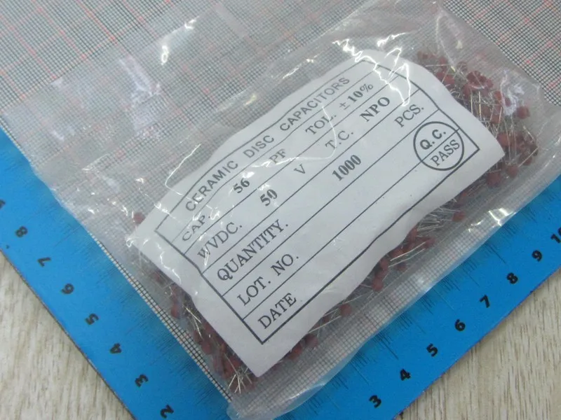25pk 56pf//50V Disc Capacitors