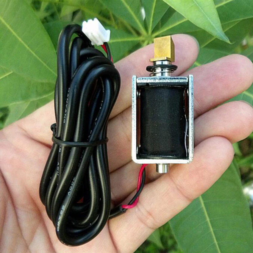 

Linear solenoid Open Frame type electromagnet Locks type DC 6V-12V with automatic reset the locks for the safe