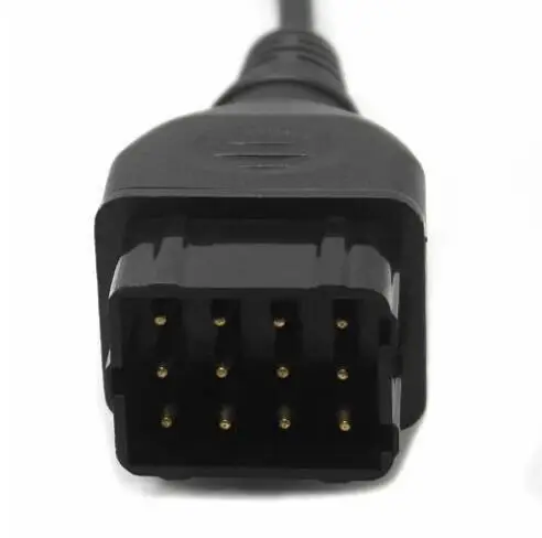 Цена по прейскуранту завода работа газ 12pin для 16 PIN мама-папа 12 pin OBD OBD2 OBDII DLC конвертер Кабель gaz12pin для delphis