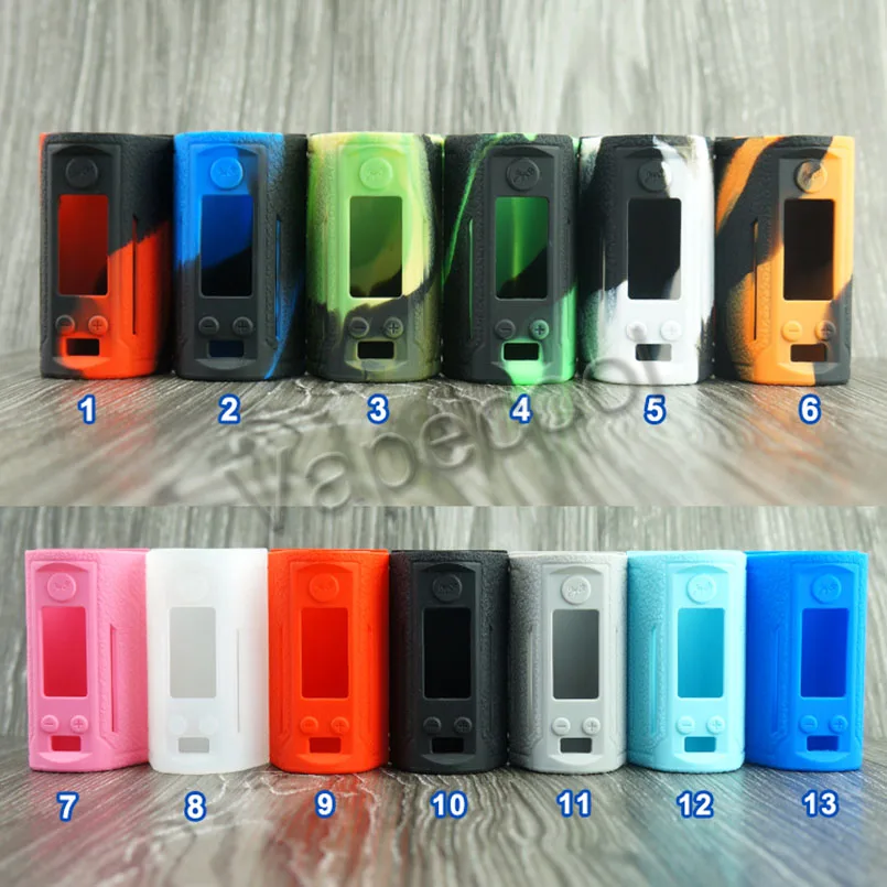 5 шт. чехол Wismec Reuleaux RX GEN3 с двойным покрытием, противоскользящий чехол для Vape WISMEC RX GEN3 с двойным боксом 230 Вт