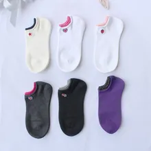 YSMILE Y новые женские носки с вышивкой высококачественные удобные универсальные женские носки длиной до лодыжки на лето и осень дышащие женские носки