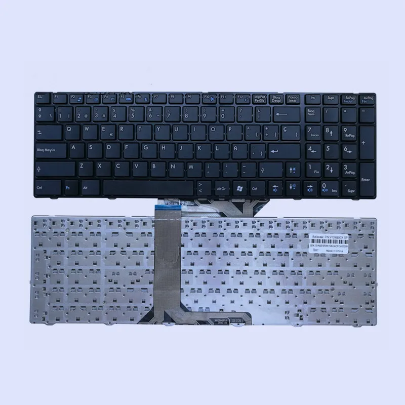 

New and original laptop keyboard for MSI MS-16GB MS-16GA GE60 CX70 CX61 GP60 GE70 SP Spanish/US Version Layout without backlit