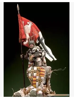 

1/24 Scale Unpainted Resin Great leader of Figure Teutonic Knights