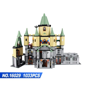 

brand 16029 1033Pcs Movie Series The magic hogwort castle set Educational Building Blocks Bricks Compatible With Toys 5378