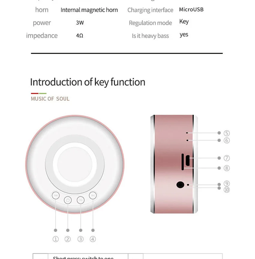 A8L Портативный Bluetooth Динамик мини Беспроводной стерео сабвуфер Звук Box AUX TF карты MP3 плеер с микрофоном для телефонов Tablet