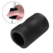 Mayitr 1 шт. черный силиконовый держатель для татуировки Крышка резиновая ручка 25 мм для тату аксессуары
