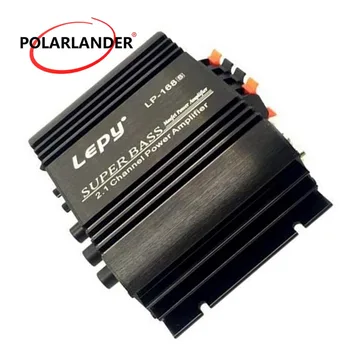 

LP-168S 2 Channel Home 12V Small Car Amplifier Auto Audio Power Subwoofer Bass Output Stereo Sound WithAUX Function Loudspeaker