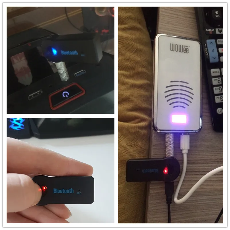 Bluetooth адаптер A2DP беспроводной V4.1 USB Bluetooth приемник 3,5 мм аудио разъем TF кард-ридер микрофон поддержка вызова для автомобильного динамика