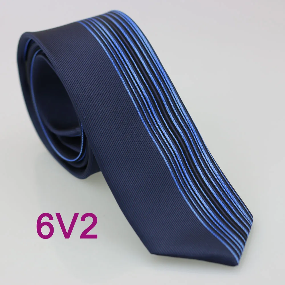 

2015 YIBEI Coachella Ties Male Navy Tie Skinny Half Right Royal Blue Vertical Striped Necktie Narrow 6cm Neck Ties Slim Gravata