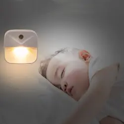 Светодиодный светильник высокого качества Abs энергосберегающий Ночной свет белый/теплый свет для спален и гостиных коридоров гостиницы US