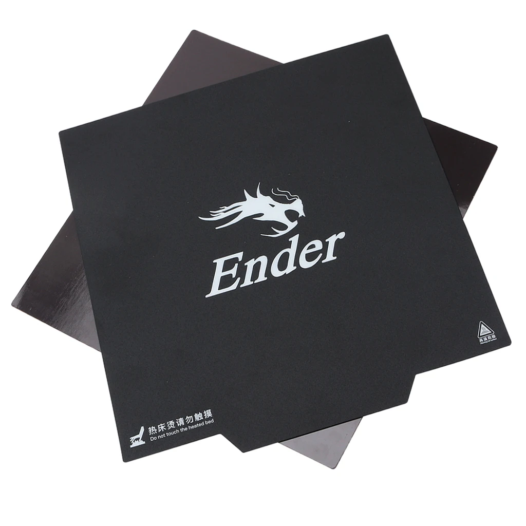9.25*9.25'' 3D Printer Build Plate Heat Bed Sticker Surface for Ender 2/3 Heat Paper Reuse Easy To Remove Separate Bending