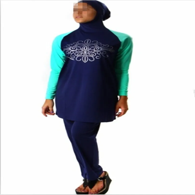 

5XL-S Plus Size Hot Maillot De Bain Musulman Swimsuit For Muslim Islamic Swimsuit Women Clothes For Beach Muslim Swimwear
