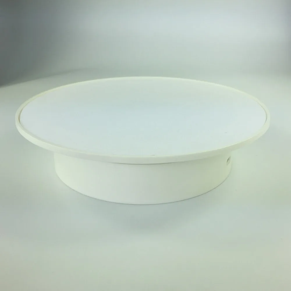 

Photography USB two-way 360 degree Rotating display stand Video shooting display stand USB electric suede white turntable