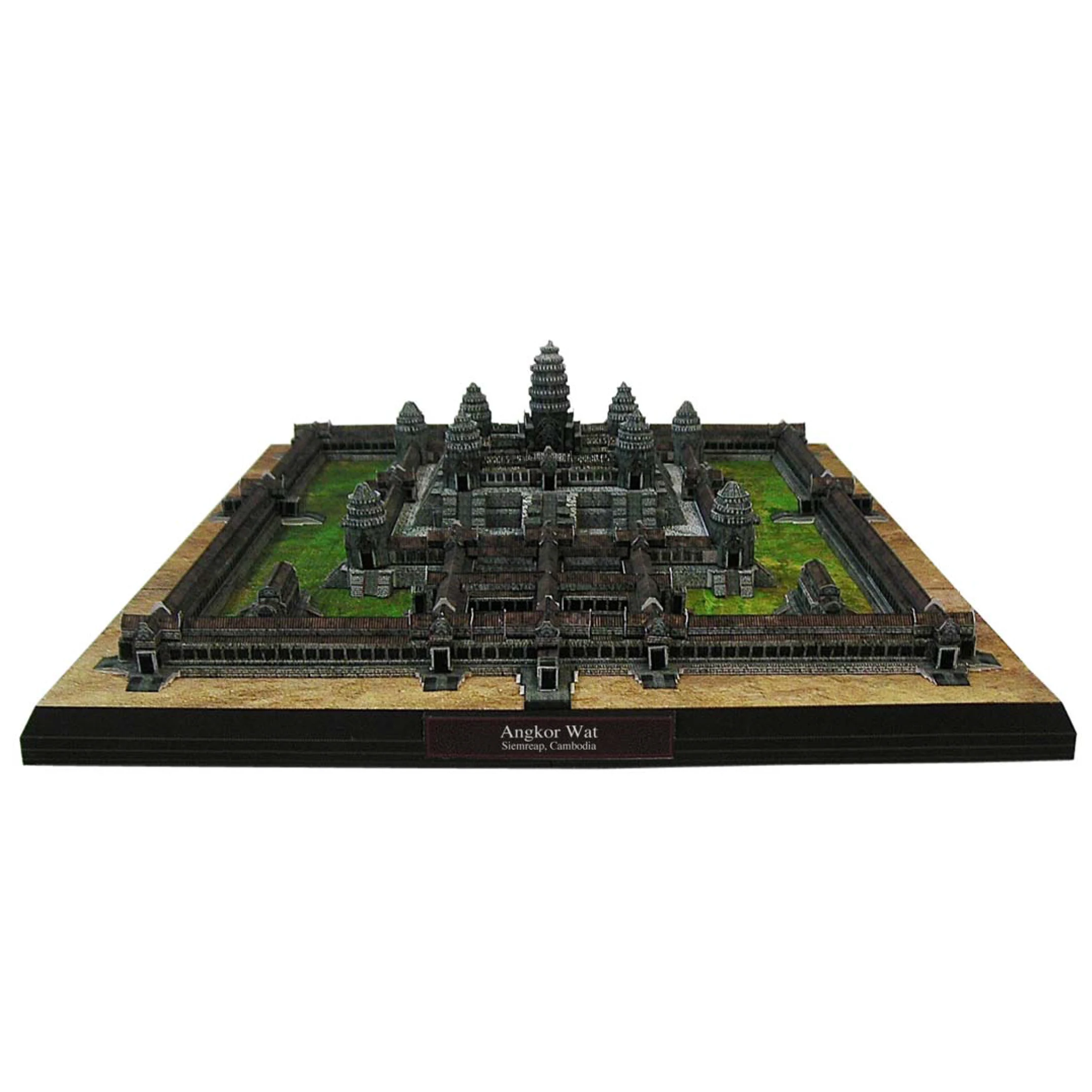 DIY Angkor Wat, Камбоджа Ремесленная Бумажная модель архитектура 3D DIY обучающие игрушки ручной работы игра-головоломка для взрослых