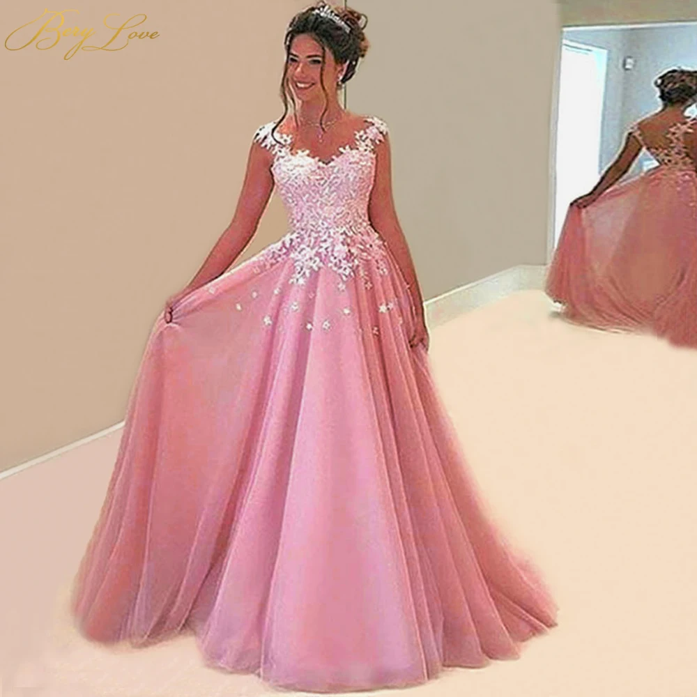 hot pink prom dresses 2019