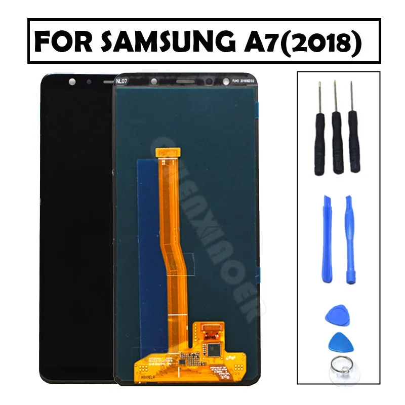 

6.0''For Samsung Galaxy A7 2018 SM-A750F A750F A750 LCD Display Touch Screen Digitizer Assembly Replace 100% Tested A750 lcd