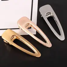 3 шт. винтажные полированные заколки для волос гальваническое покрытие полые заколки для волос зажим для волос из сплава для женщин девочек(золотой+ серебристый+ розовое золото