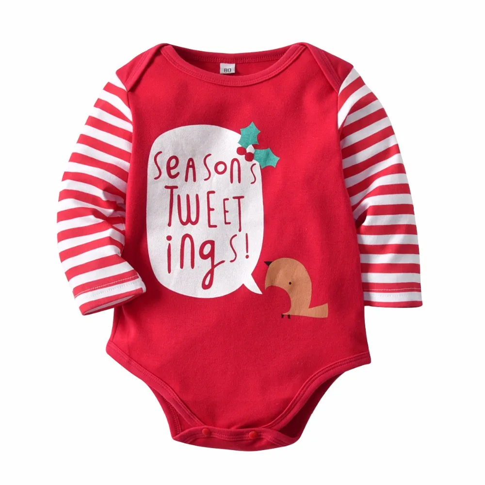 

Newborn Baby Girls Boys Clothing Cotton Child Rompers Long-Sleeved Cartoon Print Autumn Spring For 6-24 Months