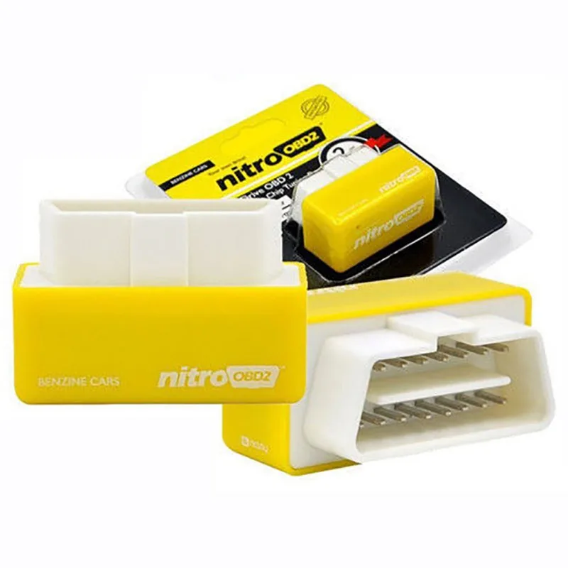 

NitroOBD2 Full Chip Tuning Box For Benzine Diesel Cars Nitro OBD2 Plug&Drive OBDII Interface With Retail Box