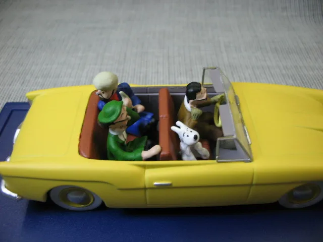 1:43 Приключения Тинтина Модель автомобиля игрушки Фигурки Модель лучший подарок для детей