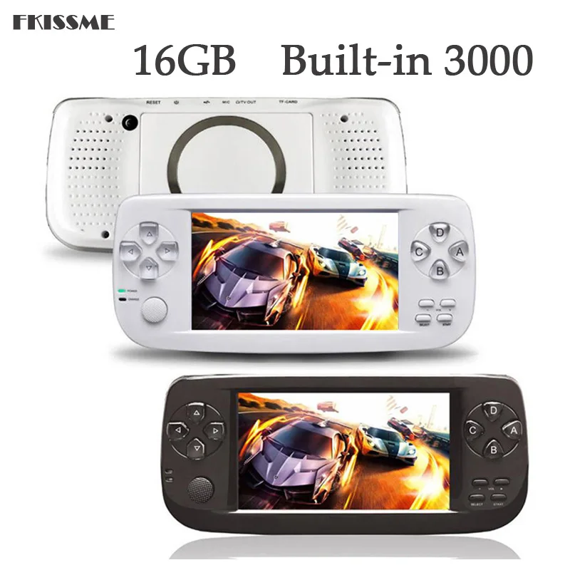 Built in 3000 Retro Classic games 16GB 4.3inch PAP KIII K3 HD Handheld