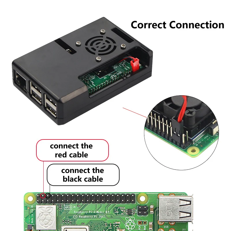Корпус для Raspberry Pi 3 ABS корпус черный прозрачный синий красный пластиковый с