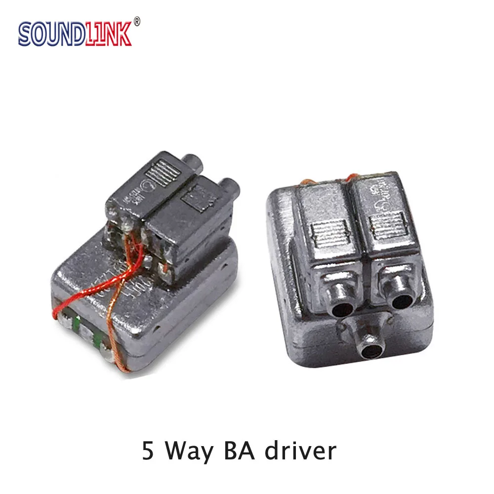 

2PCS Bellsing 10025 Balanced Armature Driver 5 Way Driver Full Range Receiver IEM Custom Earphone Hearing Aid Speaker