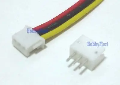 

Mini. Micro ZH 1.5 3-Pin JST Connector plug with Wire x 10 sets