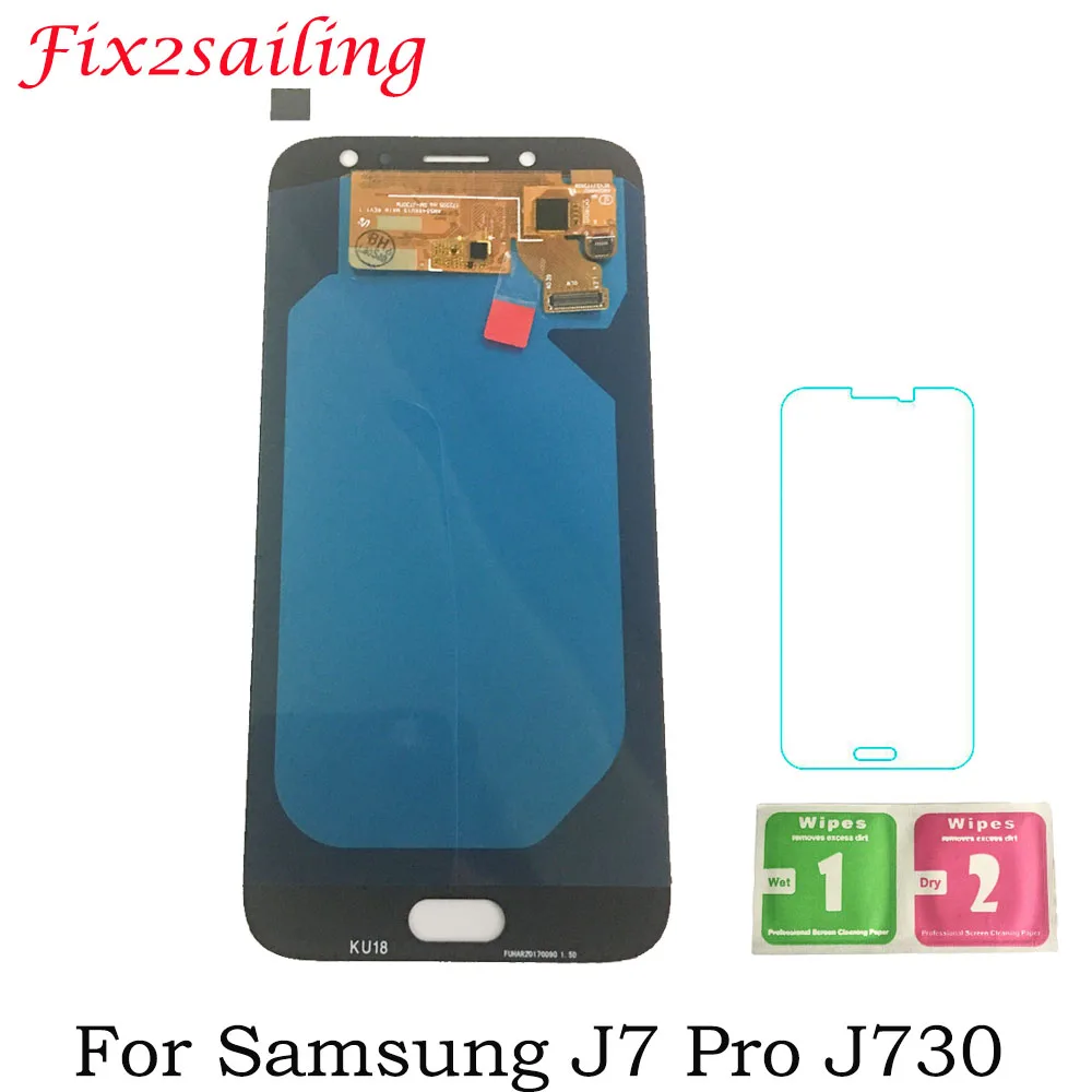 

Original New LCD Screen For SAMSUNG Galaxy J7 Pro 2017 J730 J730F LCD Display + Touch Screen Digitizer Super Amoled Display