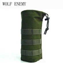 Портативный Открытый маленькая поясная сумка тактическая армейская бутылка для воды сумка бутылка воды сумка в Военном Стиле открытый водный чайник пакет
