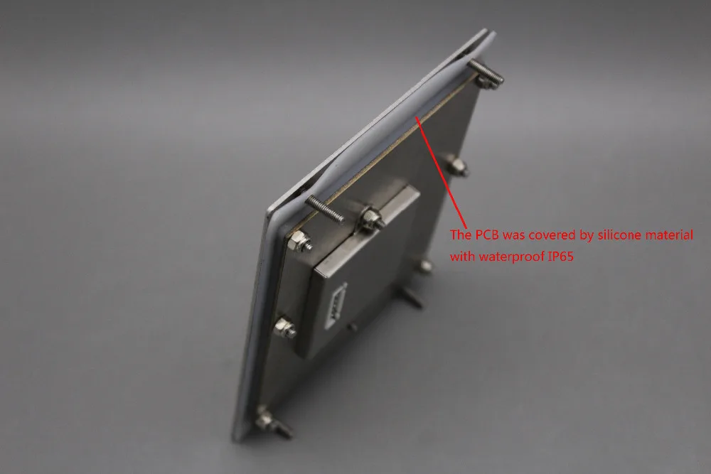 Металлическая USB клавиатура DAVO LIN IP65 с подсветкой промышленная водонепроницаемая
