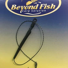 5 x Карп Рыбалка комбинированный крючок-широкий Gape крючок с зазубриной-тефлон(PTFE) покрытием-мягкий крюк ссылка 25LB-приманка для карпа для рыбалки