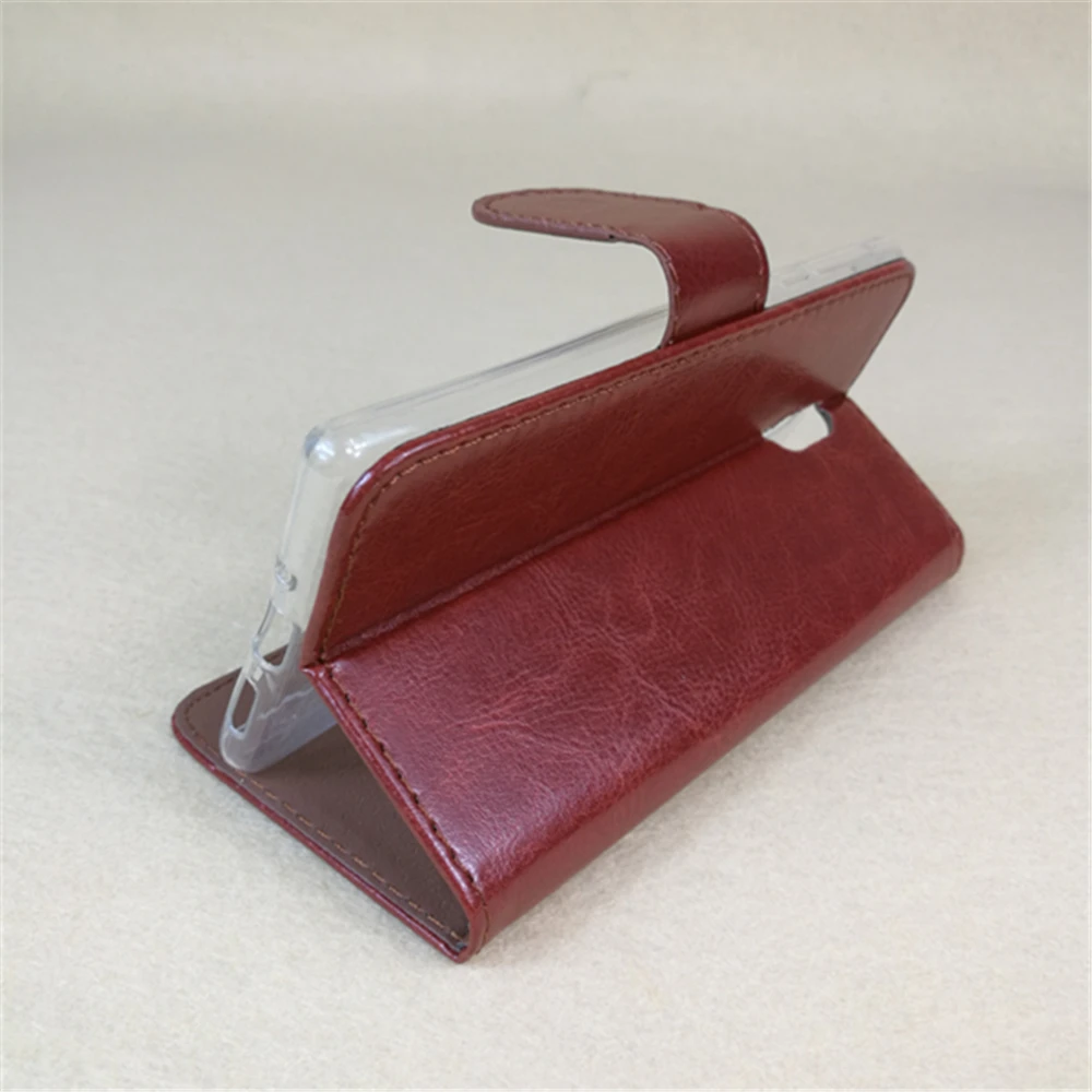 Crazy horse Flip leather case Credit Card Slots and stand function For Nokia 3 5.0&quot Dual sim | Мобильные телефоны и