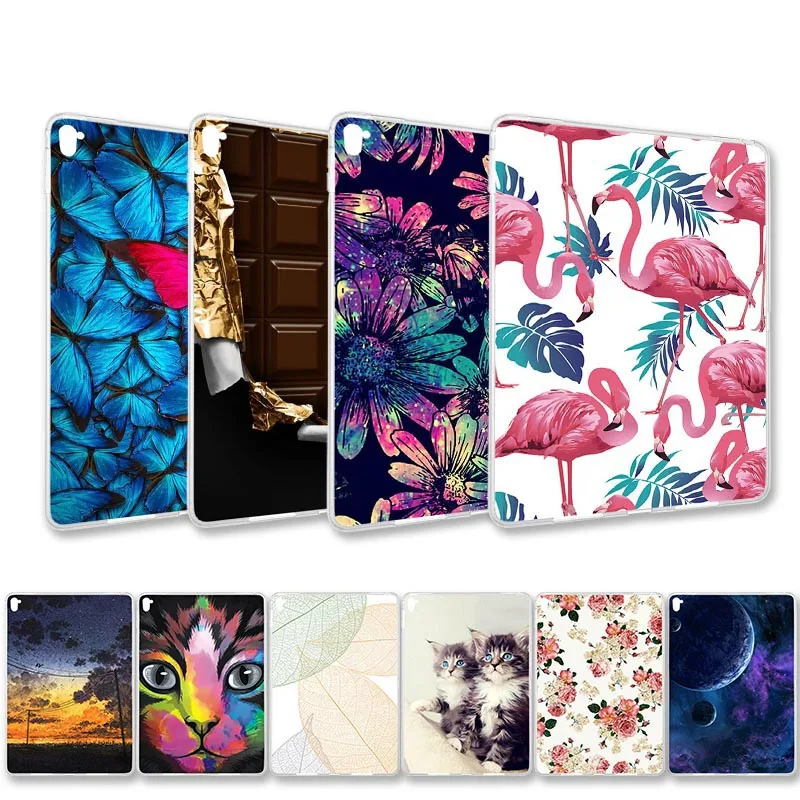 

Silicone Table Case For Apple iPad Pro 9.7 2016 Case Air 3 A1673 A1674 A1675 Soft TPU Pattern Table Back Cover Prorective Shell
