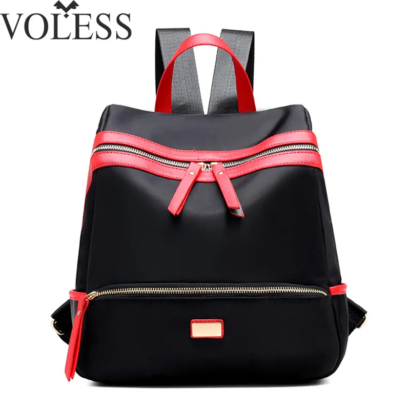 

Fashion Women Backpacks High Quality Casual School Bags Nylon Backpacks Teenage Girls Double Zipper Bags Travel Bag Rucksack