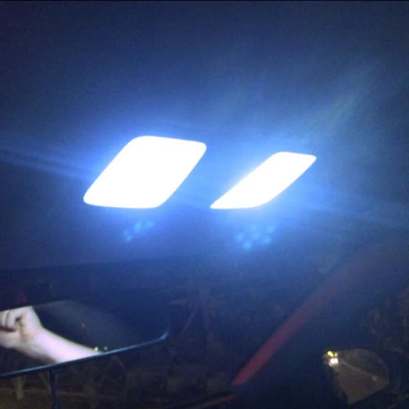 Белый светодиодный Авто Чтение Интерьер Свет Панель купола лампы для KIA RIO K2 подкладке сигнальные фонари