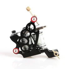 Чугунного литья татуировки Высокая стабильность Черный татуировки 10 Катушки Шандера татуировки TM8393