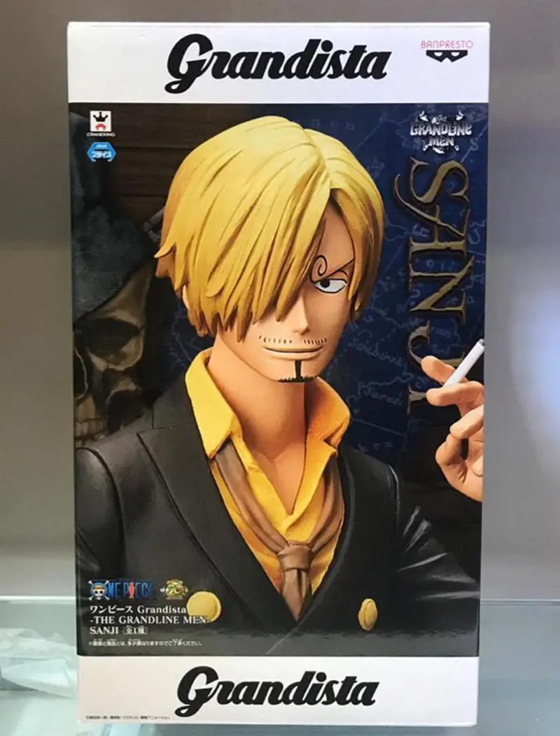 Японское аниме "ONE PIECE" Banpresto Grandista GRANDLINE Мужская коллекция фигурка-Sanji