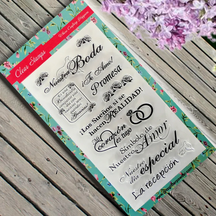 

a variety of letters "Clear Rubber Stamp Transparent Stamp DIY Scrapbooking Card Making Decoration Supplies NIL095