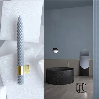 

Northern Europe Manual Long Candle Birthday Party Candlelight Dinner pillar Candles Wedding Decoration Home Decoration 50X098
