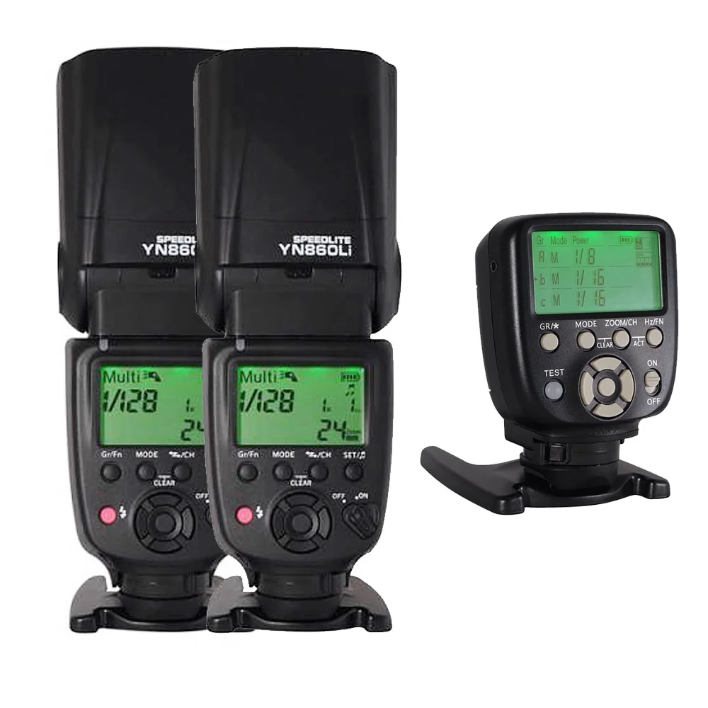 Беспроводная вспышка YONGNUO YN860Li + YN560 TX II ручной триггер для камеры Canon Nikon