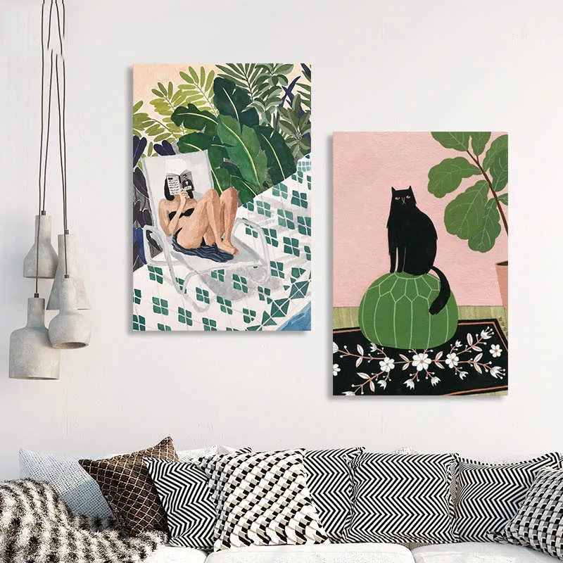 

painting by numbers art paint by number Big picture king DIY character plant flower modern small fresh living room room decorat