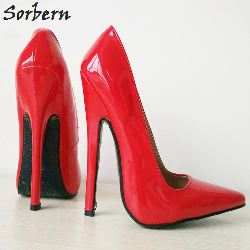 Sorbern Women Pumps Plus Size Unisex Party Shoes Large Size 36-46 Slip ...