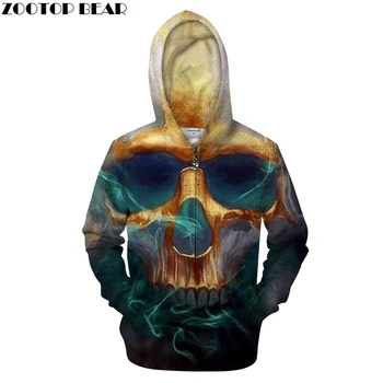 

Smoky Groot Zip Hoody Men 3D Hoodie Skull Zipper Tracksuit Casual Sweatshirt Print Coat Streatwear Pullover DropShip ZOOTOPBEAR
