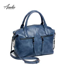 AMELIE GALANTI fashion women bag brand with pillow high quality PU handbag solid shoulder messenger bags brand new freeshipping